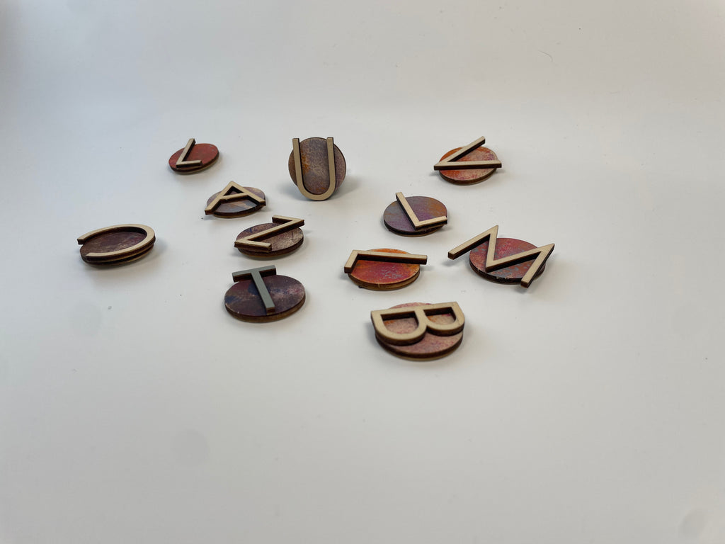 CIRKEL Magnetbokstäver D30mm